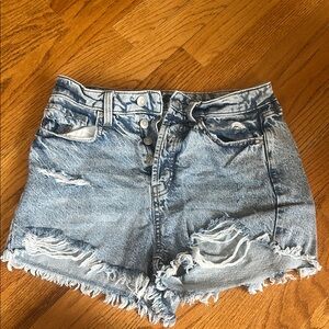 Wild Fable Light Blue Distressed Jean Shorts